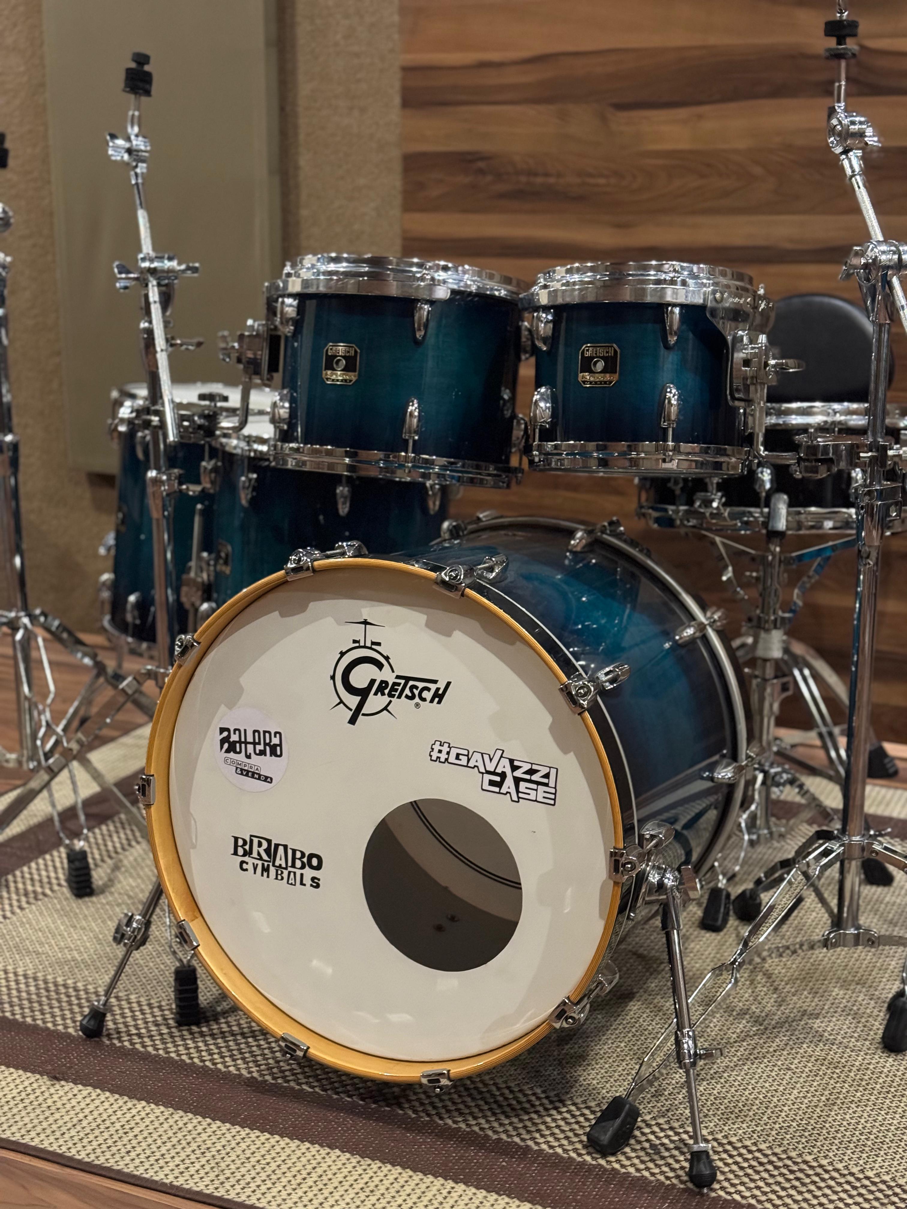 Detalhe do bumbo Gretsch Renown