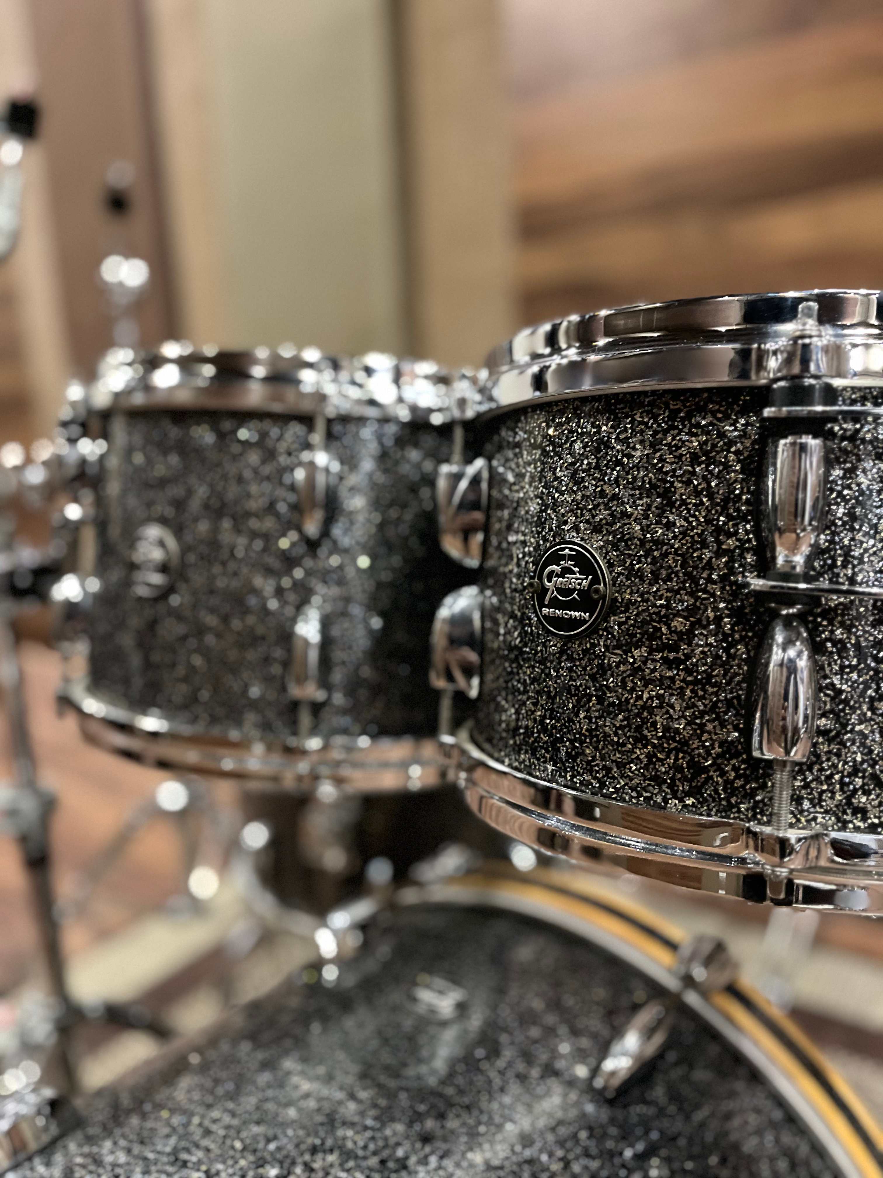 Detalhe do bumbo Gretsch RN1